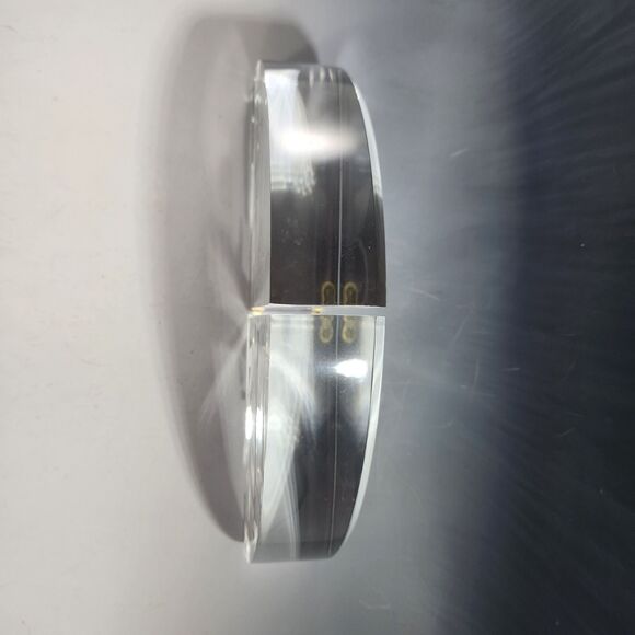 Lucite Bookends Wintrade of Beverly Hills CA Golfer Gift Golf Course Decor VTG - Picture 3 of 10